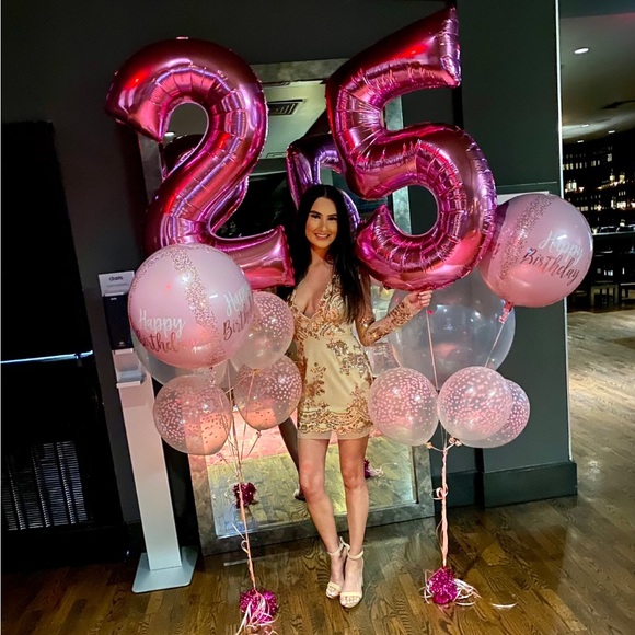 Revolve Superdown Jessa Deep V Sequin Mini Dress - Picture 10 of 11